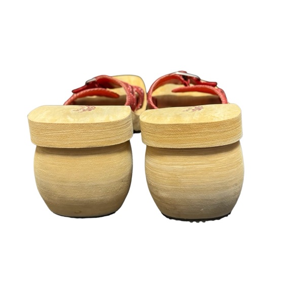 Skechers Somethin Else Chunky Platform Wedge Sandals Bandana Red Y2K Size 9.5 - Picture 5 of 6